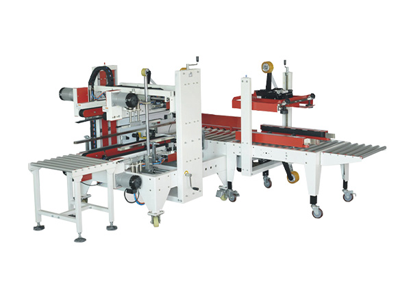 LMC-50A手工折蓋+LMG-50自動(dòng)角邊封箱機(jī)
